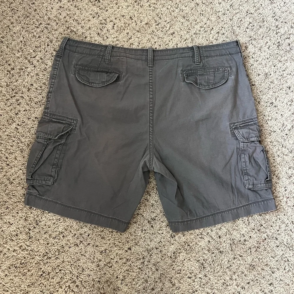 Arizona Jean Co Men’s Big & Tall Cargo Pants | Waist 48 | Grey | 100% Cotton - Picture 6 of 7